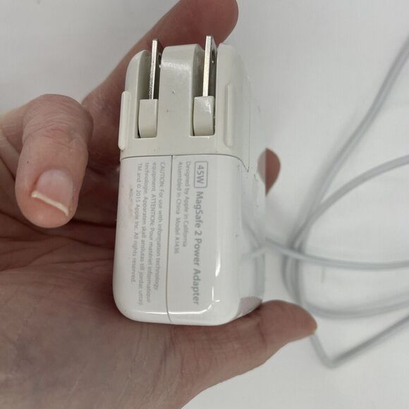 Genuine Apple MagSafe 2 45W Power Supply Adapter for MacBook Air 13" w/P.Cord - Picture 3 of 14